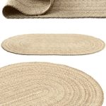 SAFAVIEH Dina Coastal Jute Rug Oval