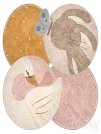 Kids Rugs set, Little Dutch