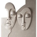 3d wall panel of the Face
