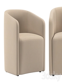 AURELIE BARRELBACK FABRIC ARMCHAIR