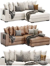 luxe sectional sofa