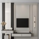 TV Wall Black and White – Set 125