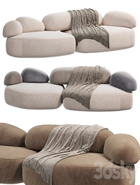 Moroso Pebble Rubble Sofa