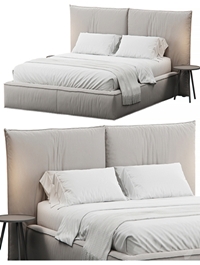 IMBOTTITO Upholstered Bed By Devina Nais