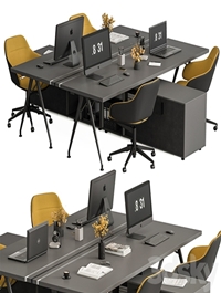 Employee Set - Office Furniture 380