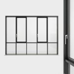 Panoramic glazing. Stained glass. 81