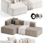 Stone Modular Sofa 2 by Tamamm