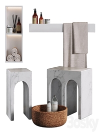 Decorative bathroom set Antonio Lupi Design