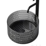 REA Cristal black washbasin with Gusto One tap REA Cristal black washbasin with Gusto One tap