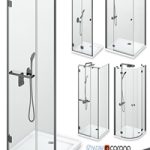 Shower enclosures Radaway Carena black