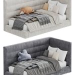 Hudson Upholstered Corner Bed 7