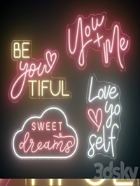 Light modules Set 252 Neon