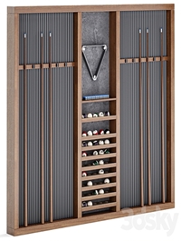 Billiard Wall Rack