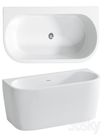 Bathtubs CEZARES SLIM WALL