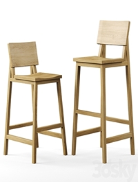 Ethnicraft bar stools