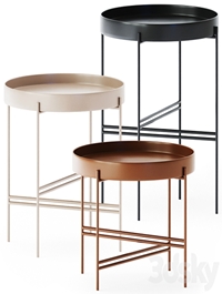 Metal Round Coffee Tables Tray by Potocco