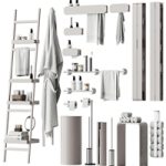 Set of bathroom accessories and decor 3