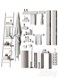 Set of bathroom accessories and decor 3