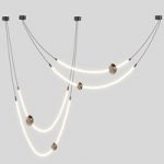 Line led Chandelier