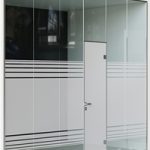 Glass office partitions Doors