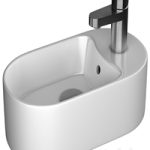 Nameeks Scarabeo Seventy Mini Sink & Roper Rhodes Stream Mini Mixer