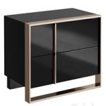 Bedside table VIG Nova Domus Cartier Nightstand Modern