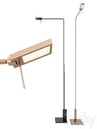 Italian Floor Lamp Viabizzuno Roy Lettura Diffusa and Spot