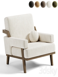 Cigar Ottoman Armchair