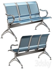 oshujian waiting iron bench chair SJ-8888