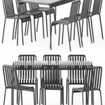 Palissade Table and Palissade Chair by Hay Palissade Table and Palissade Chair by Hay