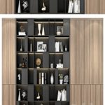 Modern luxury wooden bookshelf GHS-2362 Modern luxury wooden bookshelf GHS-2362
