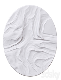 Round abstract panel