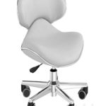 Salon Smart Ergonomic Pedicure Stool Gray