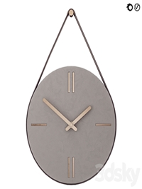Concrete Hanging Wall Clock