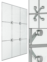 Spider Glazing Window Modern - Windows Set 04