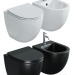Toilet WellWant Aura WWU01122W suspended with seat Microlift