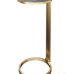 Franz Shagreen Round Cocktail Side Table