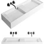 Bathroom double sink MIRAGGIO