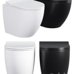 Sento Rim-ex wall hung toilet black