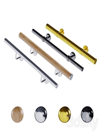 Wall-mounted handrails