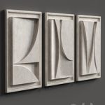 Relief TRIPTYCH SAND Relief TRIPTYCH SAND
